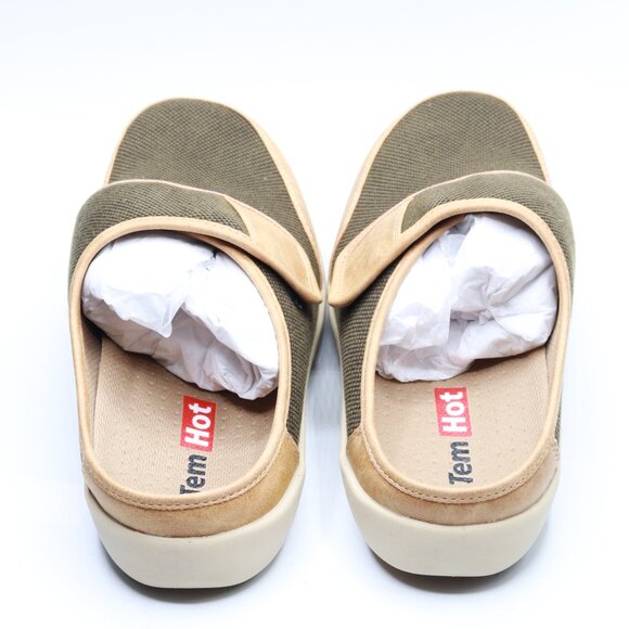 TemHot Men's Diabetic Slippers, Extra Wide with Adjustable Strap,  8 - Picture 3 of 5